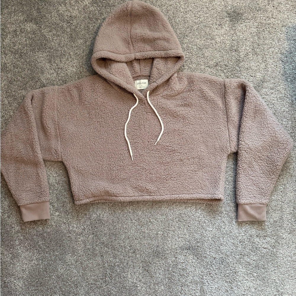 Gilly Hicks Dusty Pink Fleece Hoodie